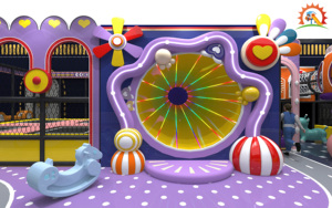 Thiết Kế Mới Trong Nhà Thương Mại Mềm Sân Chơi Kid Của Công Viên Giải Trí Nhựa Trượt Đặt Trường Công Viên Trung Tâm Mua Sắm Làm Pe PVC - Product Image 6