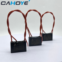 Condensateurs Hongye CBB61 pour moteur AC, film polypropylène, 0,5-30µF, haute tension 250V-450V, tolérance 5%, -40°C-105°C