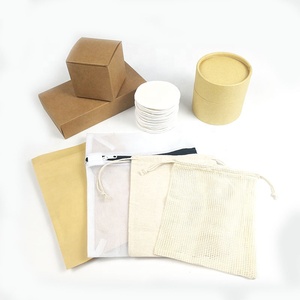 8cm les meilleures lingettes démaquillantes en bambou réutilisables de marque privée, tampon nettoyant en <span class=keywords><strong>coton</strong></span> - Product Image 4