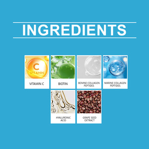 Üstün Çoklu Kolajen Süper Karışım Tozu, Cilt, Saç ve Eklem Sağlığı için Lipozomal C Vitamini ile Zenginleştirilmiş, GDO'suz, Yüksek Proteinli - Product Image 3