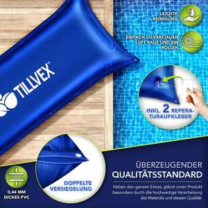 Coussin de <span class=keywords><strong>piscine</strong></span> 200x400 cm Coussin d'air d'hiver avec <span class=keywords><strong>kit</strong></span> de réparation, coussin d'hiver avec soupape de sécurité - Product Image 5