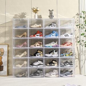 مصنع الاكريليك للطي منظم الباب المغناطيسي حالة شفافة البلاستيك واضحة حذاء رياضي - Product Image 6