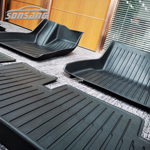 SONSANG Blisterปั้นพรมปูพื้นรถยนต์สําหรับTeslaรุ่น 3 2024 พรมรถAll Weather Teslaพรมปูพื้น - Product Image 5