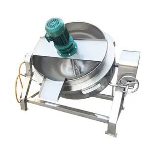 Misturador automático do vapor da precisão, agitador da cozinha do vapor da máquina multifuncional quente por gás