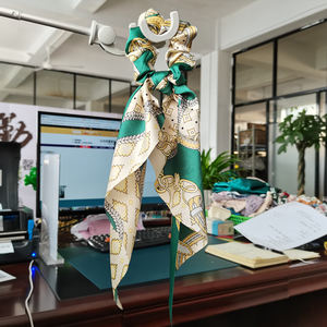 ربطات شعر من الشريط الحريري بتصميم سلسلة وخطوط للضفائر، متوفرة بـ 16 لونًا، رباط شعر قابل للتعديل، إكسسوارات شعر - Product Image 5