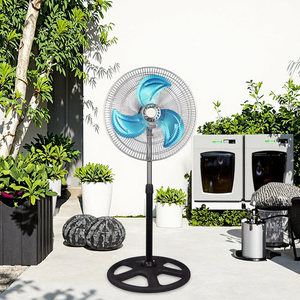 Đa Chức Năng 18 Inch Bệ <span class=keywords><strong>Fan</strong></span> Có Thể Điều Chỉnh Chiều Cao 3 Tốc Độ Đứng lên <span class=keywords><strong>Fan</strong></span> Với 3 Cánh Quạt Cho Phòng - Product Image 2