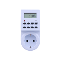 Minuterie hebdomadaire Programmable numérique 16A 230V petit écran prise de courant Standard européen minuteries de cuisine