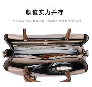 Sacs à main de luxe grande capacité en cuir pour femmes, sacs fourre-tout et sacs à bandoulière personnalisés, vente en gros d'usine, nouveaux modèles - Product Image 2