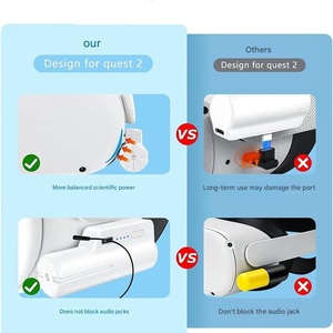 عرض مميز أو ملحقات ميتا سماعة رأس 2 إكسسوارات لبنك الطاقة المحمول VR مع عمر بطارية لعبة ممتد - Product Image 4