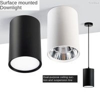 Spot LED circulaire perforé 6W 8W 12W pour installation au plafond, matériau aluminium, découpe 90mm, moderne, maison, bureau, IP65