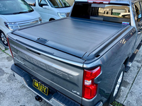 Couverture de benne à rouleaux rétractable et pliable avec verrouillage pour Silverado, Sierra, Canyon, NP300, Ranger, F-150, Ram