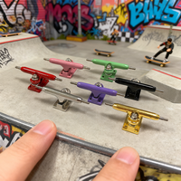Eje Simple Profesional para Fingerboard de 34 mm, Accesorios Ligeros para Skateboard de Aleación de Zinc y Acero Inoxidable
