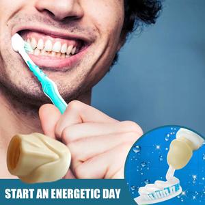 Regalos promocionales Novedad Dog Butt <span class=keywords><strong>Pasta</strong></span> de dientes Topper Dog Pooping Dispensador de <span class=keywords><strong>pasta</strong></span> de dientes Topper de silicona con soporte para cepillo de dientes - Product Image 4