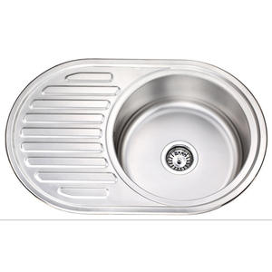 Évier en acier inoxydable GR-520 fait à la main pour camping-cars et yachts, 770*500*150mm, simple ou double bac, en quartz granit nano-traité, avec robinet - Product Image 5