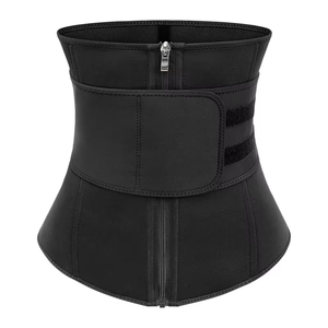 Faja Deportiva Cómoda para el Posparto, Moldeadora de Cuerpo, con Doble Cinturón y Cierre de Cremallera - Product Image 2