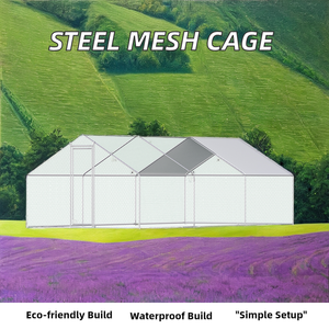 Lớn Thép Không Thấm Nước Lưới Đi Bộ Trong Gia Cầm Hai Lớp Lồng Cho Gà Và Thỏ Nhà Mới Bán Lẻ Hoặc Trang Trại Sử Dụng - Product Image 6