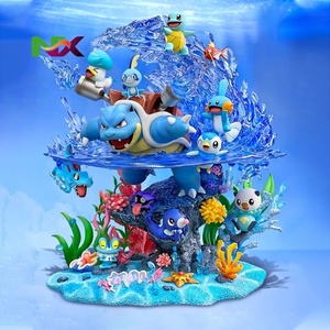 Ensemble familial de figurines d'action de type eau super grand format, cadeau, décoration de table ou collection pour les passionnés de Pokémon, artisanat en plastique - Product Image 2