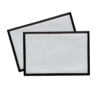Etsy Sublimation Blanc Racetrack Gris Paillassons 30 ''X 47'' 18x30 "24x36" Tapis de porte à dos en caoutchouc