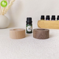 Diffuseur de parfum passif en bois de hêtre naturel et noyer Diffuseur de parfum en étain