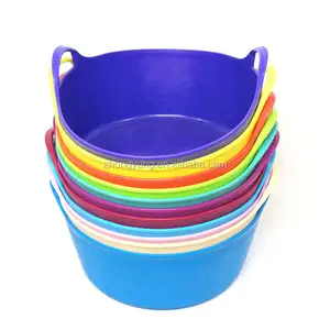 15L Shallow flexi tub tubtrugs flexible buckets durable garden trug