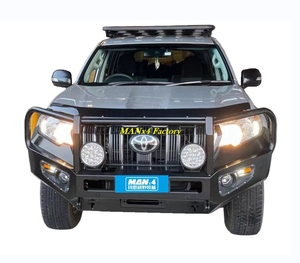 Manx4 4WD thép phía trước <span class=keywords><strong>Bumper</strong></span> Bull Bar cho Prado lc150 fj150 2018 + - Product Image 1