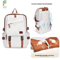 Sac à dos pour ordinateur portable Sac pour hommes polyvalent simple Sac dos étanche tendance qualité Sac à dos pour étudiants