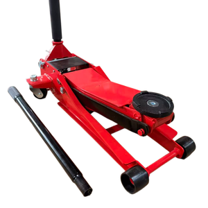 Martinetto Idraulico Rosso Grande in Acciaio a Basso Profilo da 3 Tonnellate per Sollevamento Veicoli - Product Image 4