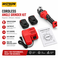 Kit de meuleuse d'angle sans fil avec 2 batteries, chargeur et manuel pour la vente en gros B2B
