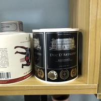 Étiquette autocollante en argent brillant personnalisée, conçue par des professionnels, étiquette en relief pour bouteille de vin, pour bouteille en verre