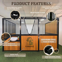 Système de box de stockage robuste pour chevaux, équipement équestre, structure en acier préfabriquée sur mesure, box de chevaux robuste et de qualité supérieure
