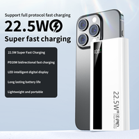 OEM Offre Spéciale Logo personnalisé 22.5W Powerbanks charge super rapide PD 20W Batterie externe Chargeur portable 20000mAh Power Bank