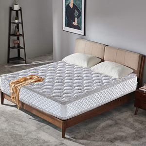 Factory wholesale king queen size pocket spring 14 inch mattress pillow top bed hybrid mattress with rolled in box