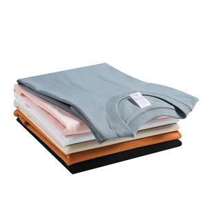 Người Đàn Ông Của Nặng Bông Trống Tùy Chỉnh T Áo Sơ Mi Không Có Tối Thiểu Đồng Bằng Quá Khổ Drop Shoulder Số Lượng Lớn Áo Sơ Mi Cho Màn Hình - Product Image 5