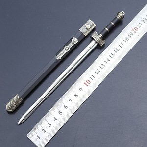 36 Estilos, 20CM, Espada Demon Slayer, Colgante de Personaje de Luffy Zoro, Artesanía de Metal, Katana, Llaveros de Anime - Product Image 2