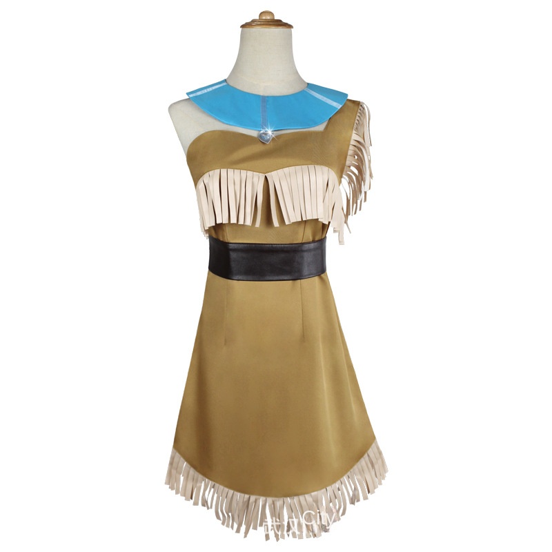 brown dress gold shoes Traditional Native American Folk Art Doll with Velvet Dress, Circa 194 –  Surfing Cowboys