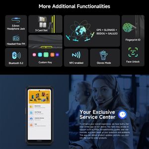 <span class=keywords><strong>Ulefone</strong></span> <span class=keywords><strong>Armor</strong></span> X31 Pro 5G 8GB + 256GB มองเห็นกลางคืน IP68/IP69K โทรศัพท์ทนทานแบตเตอรี่6050mAh แอนดรอยด์14 5G สมาร์ทโฟน NFC OTG - Product Image 6