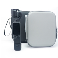 Custodia per DJI Osmo Pocket 3 4 con cinturino da polso, base di ricarica originale, antiurto, antigraffio, protezione lente, sottile e portatile