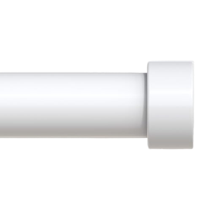 Tringle à rideaux réglable YIJIALE de 18 à 144 pouces, tringle à rideaux noire de 25 mm pour fenêtre en <span class=keywords><strong>baie</strong></span> - Product Image 1