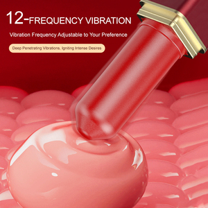 Vibrateur miniature LOTUSIF en forme de rouge à lèvres, 12 vitesses, vibrations puissantes, jouet intime pour femmes, jouet sexuel portable pour adultes. - Product Image 2