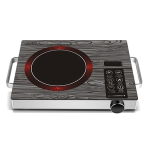 Cuisinière infrarouge intégrée haute puissance 500W avec 10 niveaux de puissance, commande tactile, plaque de cuisson électrique en céramique polyvalente avec 2 brûleurs - Product Image 5