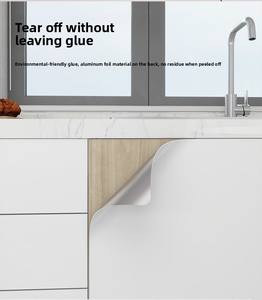 Autocollant auto-adhésif écologique à motifs géométriques, imperméable, résistant à l'huile, épaissi, pour <span class=keywords><strong>porte</strong></span> d'armoire, comptoir, <span class=keywords><strong>cuisine</strong></span>, salle de bain - Product Image 2