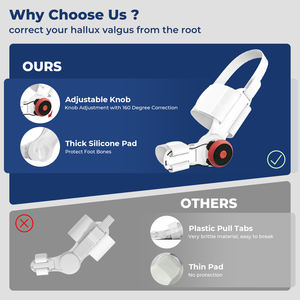 Tech Love Hallux Valgus <span class=keywords><strong>Corrector</strong></span> con ángulo ajustable para alivio de juanetes, enderezamiento de dedos y alineación de pies - Product Image 2