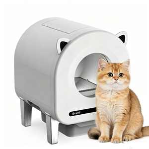 Litière automatique intelligente pour chat avec lumière désinfectante, grande capacité, toilette pour chat - Product Image 1