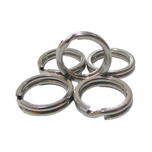 Anillos divididos de pesca de acero inoxidable, anillo sólido de señuelo - Product Image 3