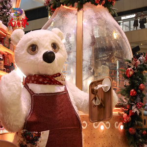 Scens <span class=keywords><strong>de</strong></span> Noël populaires Décorations <span class=keywords><strong>de</strong></span> Noël détachables <span class=keywords><strong>Maison</strong></span> à thème pour le shopping Aire <span class=keywords><strong>de</strong></span> jeux Lumière LED Vacances <span class=keywords><strong>de</strong></span> Noël - Product Image 6
