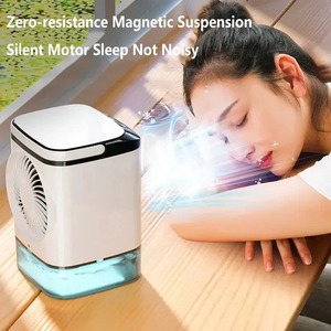 Ventilateur Portable de Bureau, Brume Double, Atomisation Ultrasonique, 3 Vitesses, Silencieux, Refroidisseur d'Air, Veilleuse et Ventilateur Électrique pour la Maison - Product Image 2