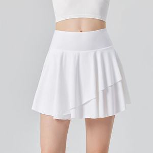 Jupes de tennis et de golf taille haute pour femmes Short intérieur respirant avec logo et poche avant pour les sports athlétiques-Pickleball Running Plus - Product Image 4