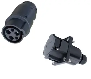 EVSE טעינה Connector16A 32A 3-שלב סוג 2 כדי סוג 2 שקע 7 סיכות חדש אנרגיה רכב טעינת מתאם