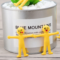 Elastisches glückliches Mann-Spielzeug Party-Favoriten Sinnes-Gel-Spielzeugset Kinder und Erwachsene Stresslinderung Fidget-Spielzeug für Autismus
