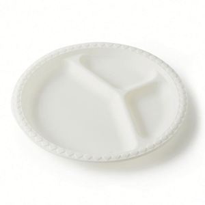 Vaisselle jetable de Noël, vaisselle biodégradable pour anniversaire, ensemble de vaisselle avec couverts, assiettes en plastique pour restaurant, vente en gros - Product Image 1